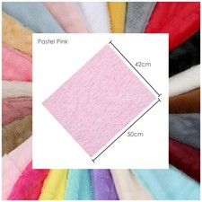 Faux fur fabric fat - faux, squares