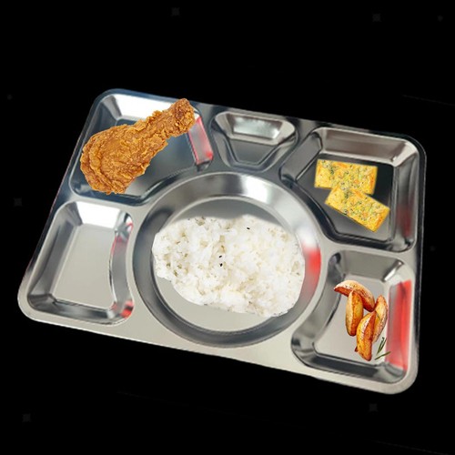Divided dinner plate - divided,