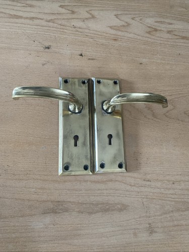 Pair original 1930s brass - original,