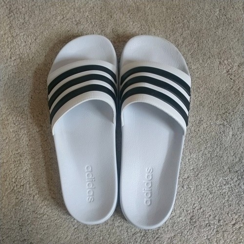 Adidas mens stripe sliders - adidas,