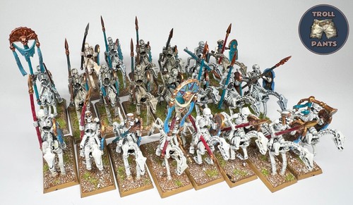 Skeleton cavalry tomb - skeleton,