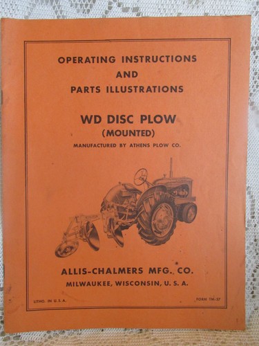 Allis chalmers operators - allis-chalmers,