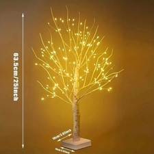 LED Twig Birch Table Tree