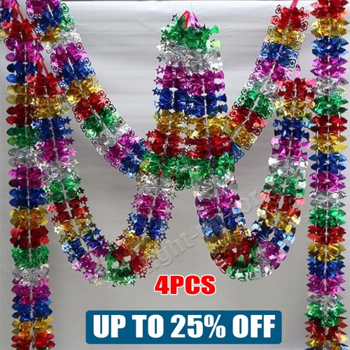 4pcs christmas foil garland - foil,