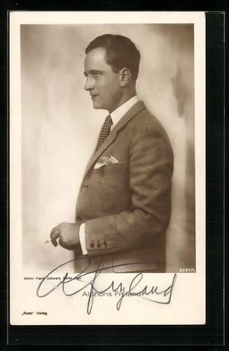 Postcard actor alphons - actor, fryland