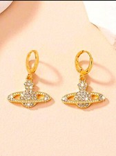 Diamanté Orb Planet Dangle