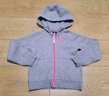 5-6 Years Girls Grey Hoodie Nike Zip Up (83)