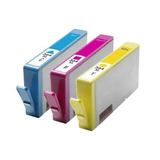 NonOEM 3 Ink Cartridges HP364XL CMY For DeskJet 3070A 3520 Officejet C6380 4620