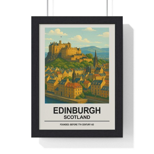 Edinburgh poster wall art - poster,
