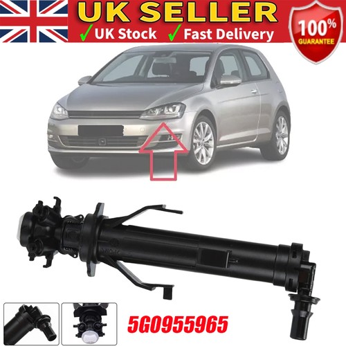 Left headlamp headlight washer - left,