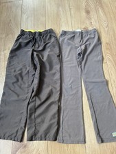 Girls Brownie Uniform Trousers X 2 Pairs Size 22 Inches Waist 22 Inch Leg