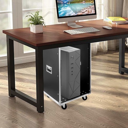 16u rack case with wheels - av,