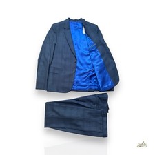 Paul Smith Check Suit Navy