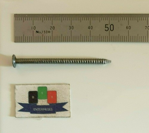Steel annular ring shank - steel,