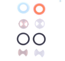 Valve Tap Replacement Ceramic Disc & Silicon Washer Gasket 8PCs Insert 1/2''
