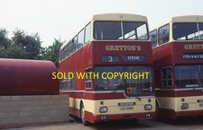 35mm original bus slide Gretton's JAG 406N (Ex Kingston upon Hull)