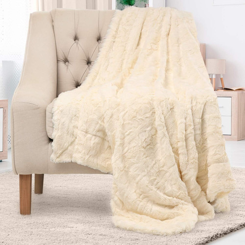 Soft comfortable ivory faux - ivory,