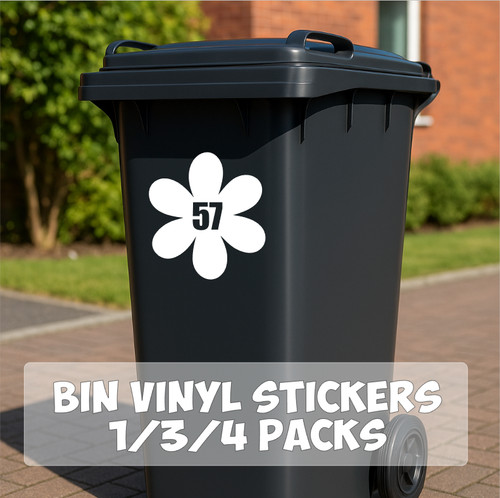 Personalised bin number - bin,