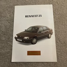 Renault 25 Monaco Car Brochure