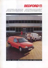 Vauxhall Bedford Astravan Astramax Original UK Sales Brochure 1988