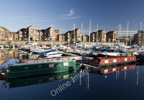 Photo 6x4 liverpool marina - 6x4,