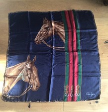 Vintage Silk Scarf Sz 30” x