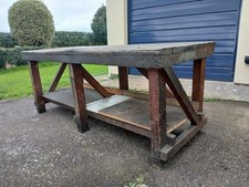 Wooden work bench