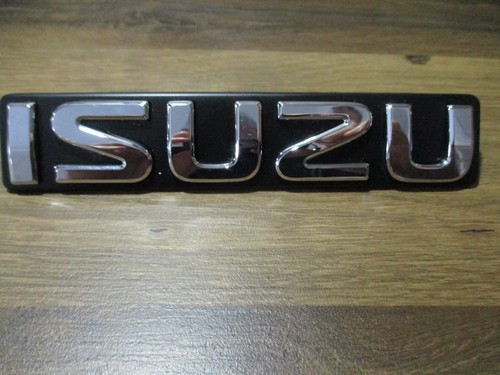 Isuzu front grille badge - front, badge,