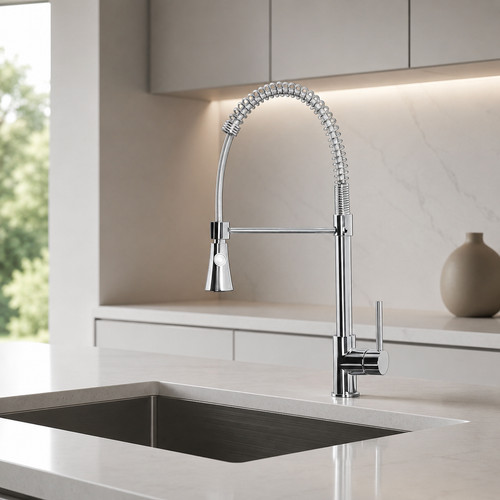 Scuda chrome pull - out, spring