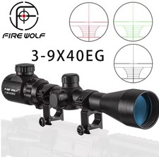 3-9x40 EG illuminated Reticle Rifle Telescopic Scope Sight Weaver Or Dovetail UK