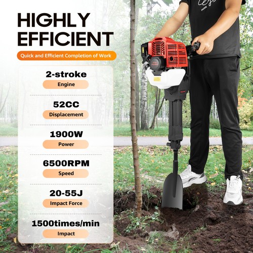 52cc handheld trencher digger - handheld,