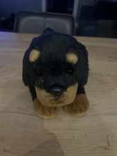 Soft Toy Rottweiler Black Soft