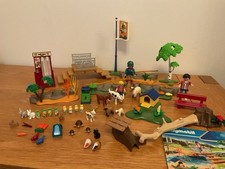 Playmobil Petting Zoo 70342 With Instructions Sheep Goats Rabbits Guinea Pigs