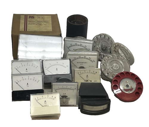 Bundle vintage ammeters - bundle,