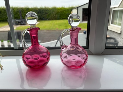 Victorian cranberry glass - cranberry,