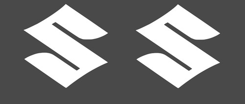 Suzuki logo tank - logo, replica