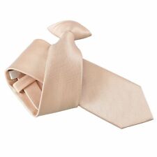 Champagne Clip On Slim Tie