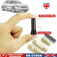 Mini Black Carbon Car Aerial Bee Sting Mast Antenna Ariel Stubby Short Arial UK