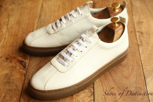 Grenson sneakers white leather - grenson,