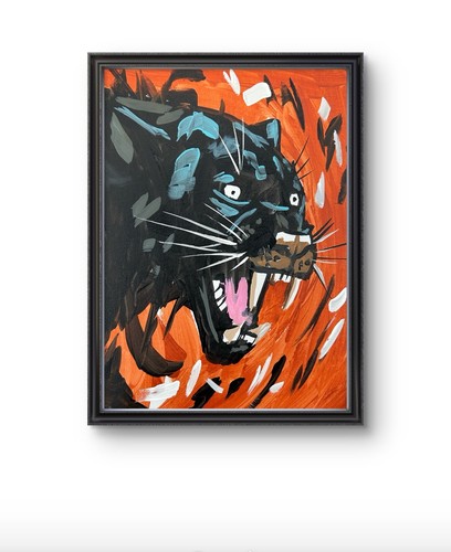 Original abstract panther - abstract,