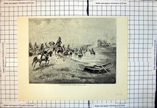 Old Antique Print Regiment
