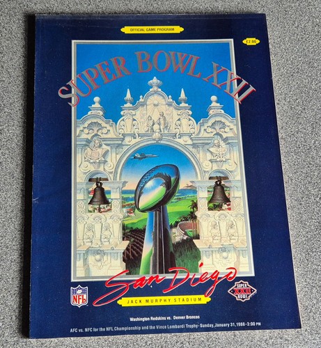 Nfl superbowl xxii programme - nfl,