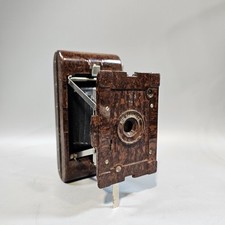 Kodak No2 Hawkette Camera Vintage Brown Marbled Bakelite Art Deco Camera