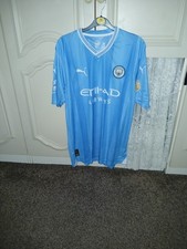 Manchester City Home Shirt Size UK Large