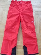 North Face Ski Snowboard Trousers Pants Salopette Kids XL / Adult Small Red