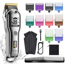 Hatteker Hair Cutting Kit Pro Hair Clippers for Men Professional Barber Clippers