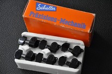 Schaller M6 180 Top Locking Tuners with screws BLACK 6 in Line MADE IN GERMANY