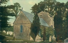 Studland church photochrom