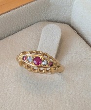 Antique 18ct Yellow Gold Ruby