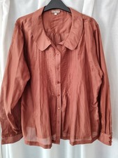 Patra Brown Blouse UK XL